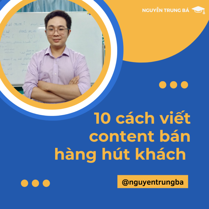 10 cách viết content bán hàng hút khách