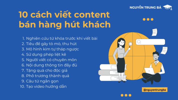 10 cách viết content bán hàng hút khách