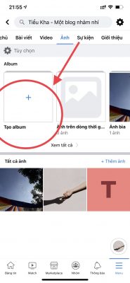 Cach tao album tren fanpage 2021 16