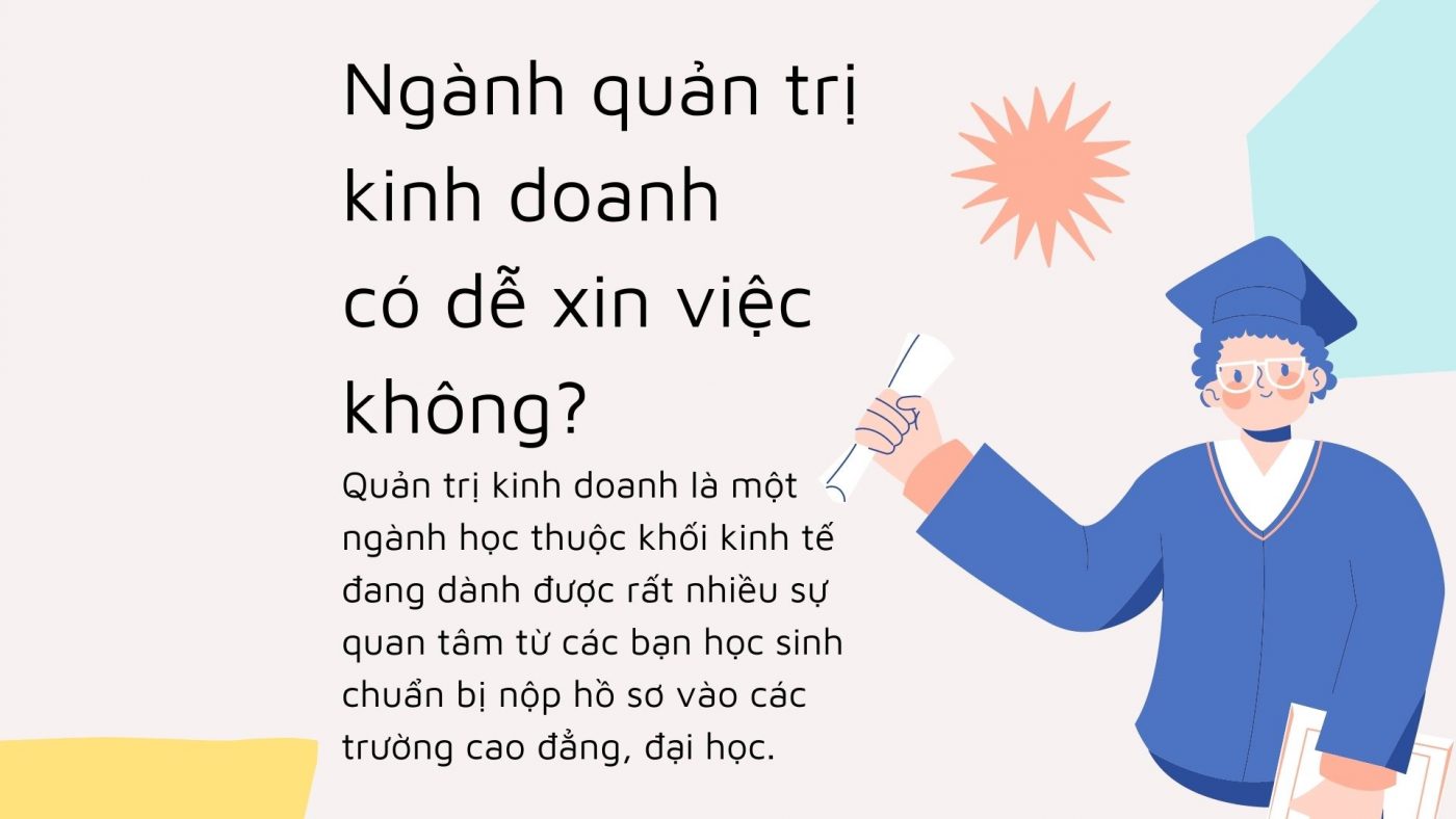 nganh quan tri kinh doanh co de xin viec khong