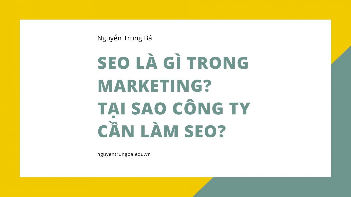 SEO là gì trong marketing