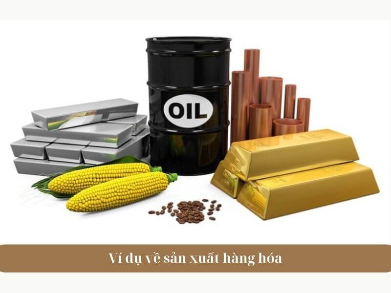 Ví dụ về sản xuất hàng hóa
