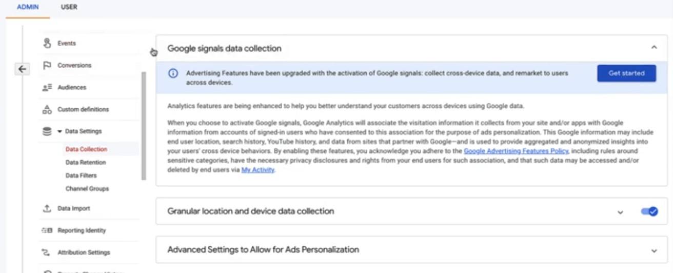 Cách bật thông kê nhân khẩu học trong Thống kê google analytics