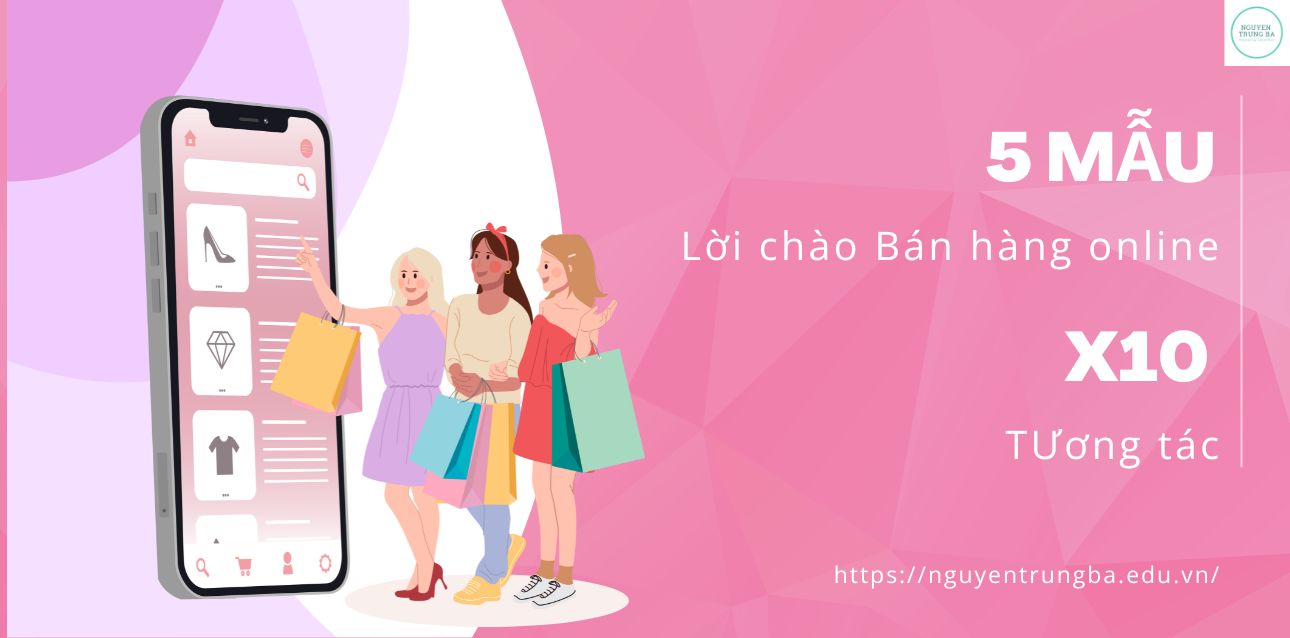 Mẫu lời chào bán hàng online