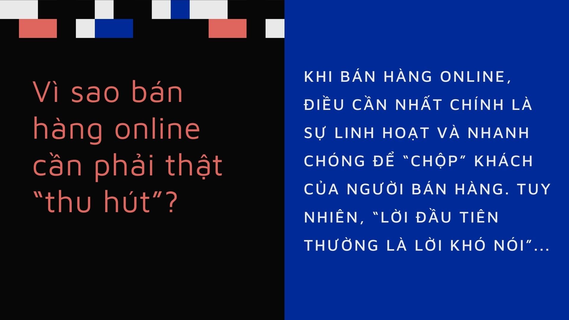 những câu nói khi livestream bán hàng